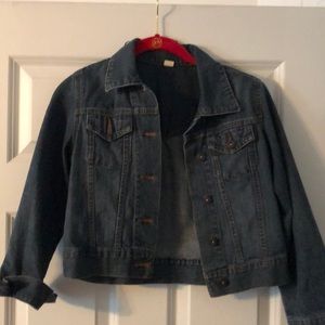 Girls medium jean jacket. EUC